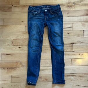 American Eagle Outfitters Women's Dark Indigo Skinny Jeans